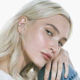 Zinnia Ear Cuff S | Silver