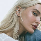 Wild Rose Ear Cuff | Silver
