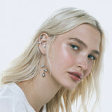 Wild Rose Ear Cuff | Silver