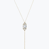 Stella Drop Necklace | Silver