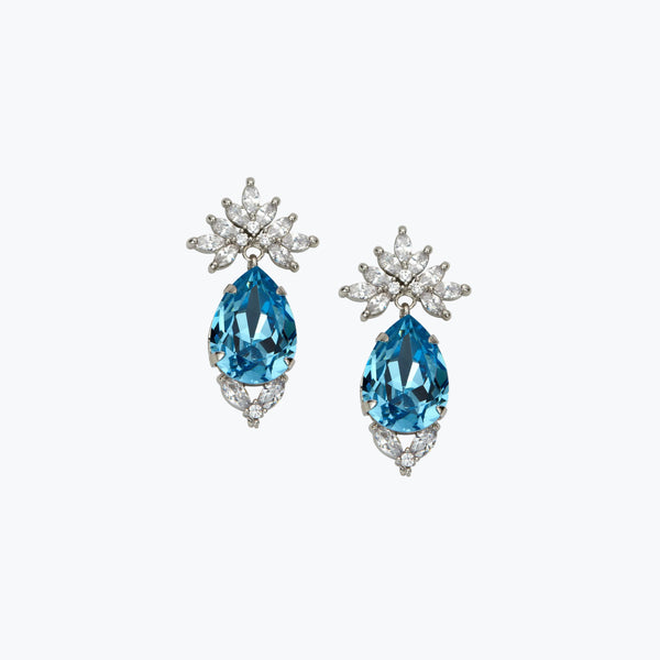 Cielo Earrings Light Blue | Silver