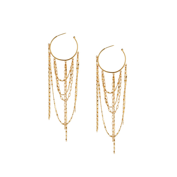 Nadine Hoop Earrings