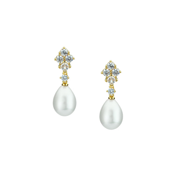 Aleli Pearl Earrings | Gold