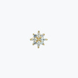 Zinnia Ear Cuff S | Silver