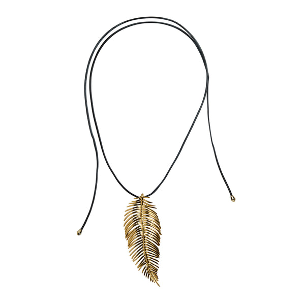 Free Feather Necklace | Gold