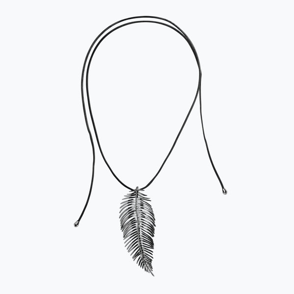 Free Feather Necklace | Silver