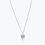 Open Eye Necklace | Silver