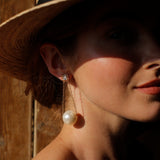 Jules Pearl Earrings | Gold