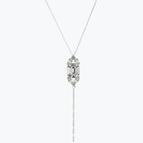 Stella Drop Necklace | Silver