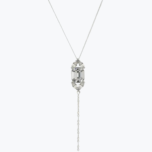 Stella Drop Necklace | Silver