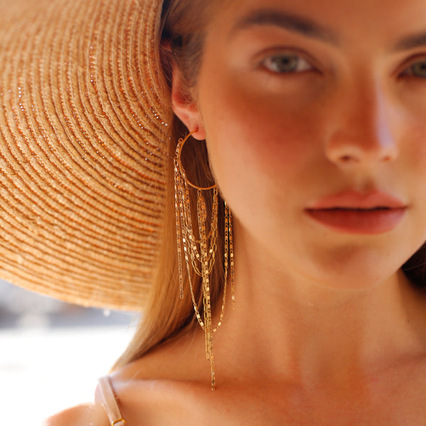 Nadine Hoop Earrings