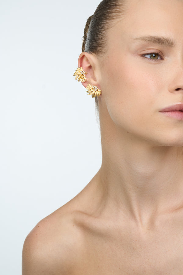 Daisy Earrings | Gold