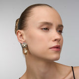 Flare Drop Earrings | Silver