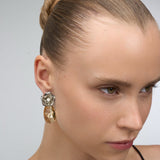 Flare Drop Earrings | Silver