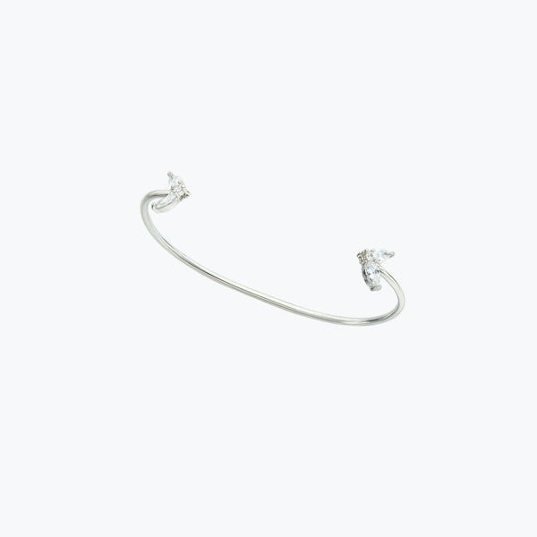 Lotus Hand Cuff | Silver