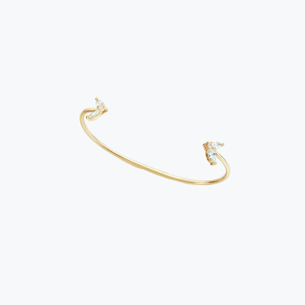 Lotus Hand Cuff | Gold