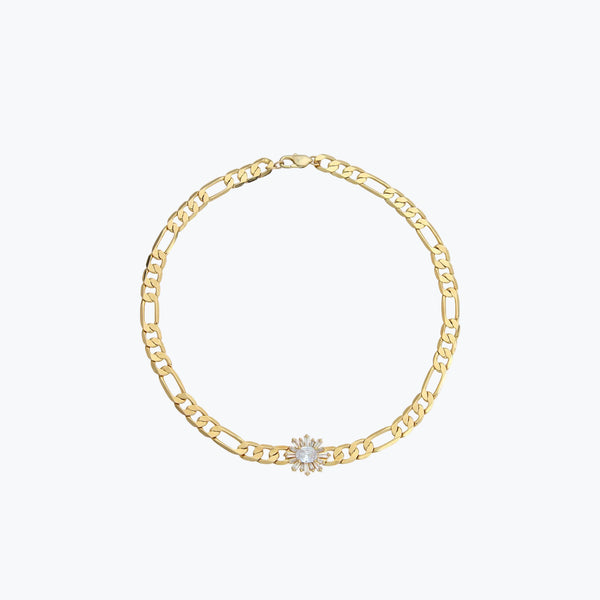 Shining Sun Necklace | Gold