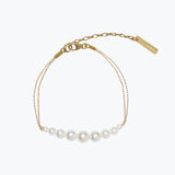 Rising Pearl Bracelet | Silver