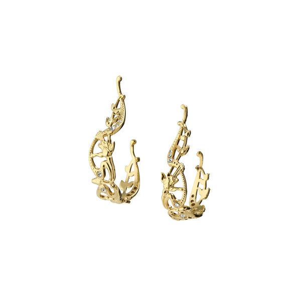 Nar Hoop Earrings S | Gold