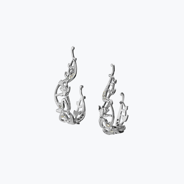 Nar Hoop Earrings S | Silver