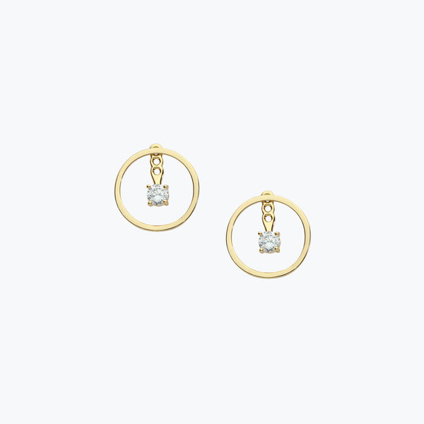 Eclipse Earrings | Gold