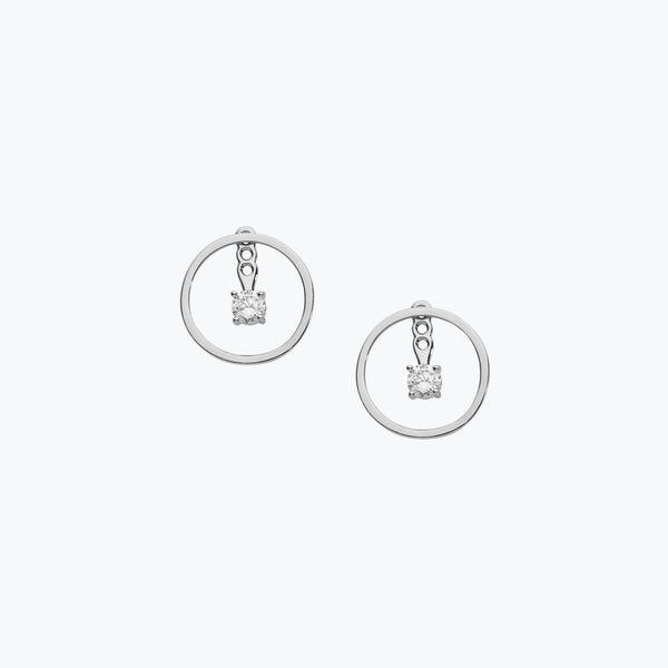 Eclipse Earrings | Silver