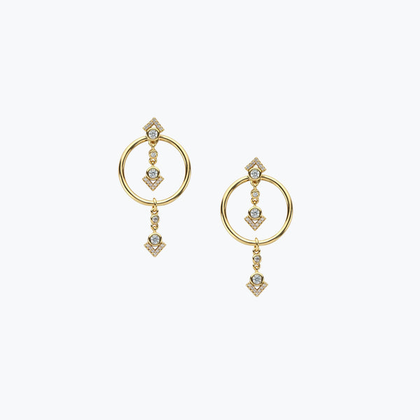 Orion Hoop Earrings | Gold