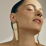 Mini Wavy Earrings | Silver