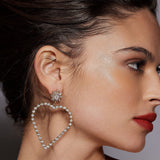 Amor Earrings L | Silver