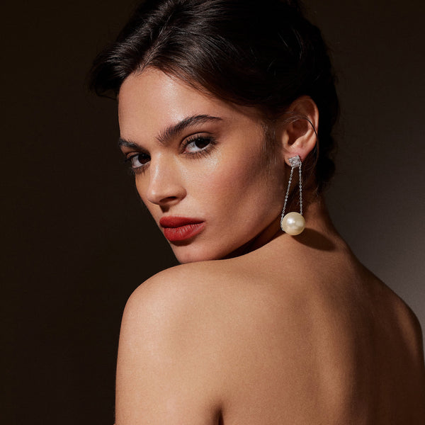 Jules Pearl Earrings | Gold