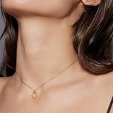 Pure Lone Necklace | Gold