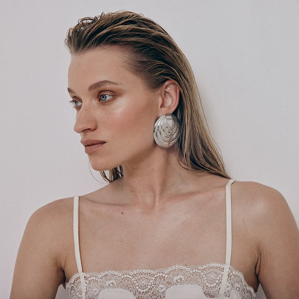 Atenea Earrings | Silver