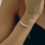 Rising Pearl Bracelet | Silver