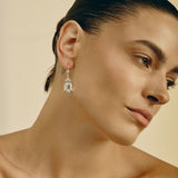 Chelsea Earrings Crystal | Silver