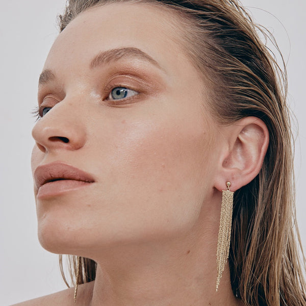 Mini Rockstar Earrings | Gold