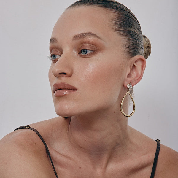 Lisbon Hoop Earrings | Gold