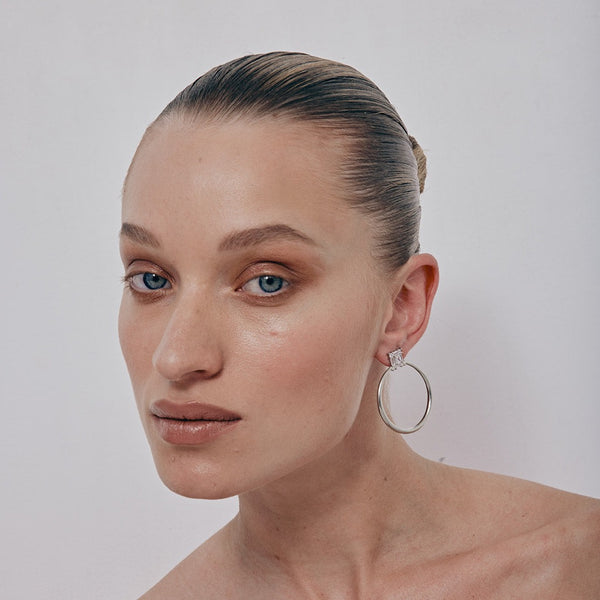 Manhattan Hoop Earrings | Gold