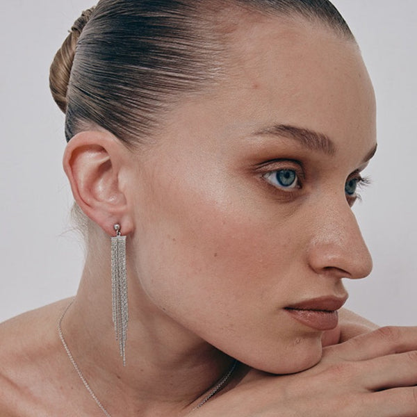 Mini Rockstar Earrings | Silver