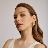 Harmony Hoops Earrings | Gold