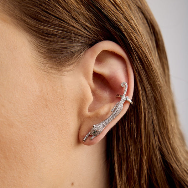 Lioness Earring | Silver