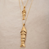 My Lucky Fish Necklace L | Gold