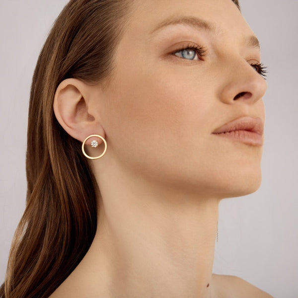 Eclipse Earrings | Gold