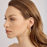 Nar Hoop Earrings L | Silver