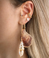 Long Tulip Sea Shell Earring