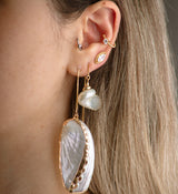Mini Spiral Sea Shell Earring