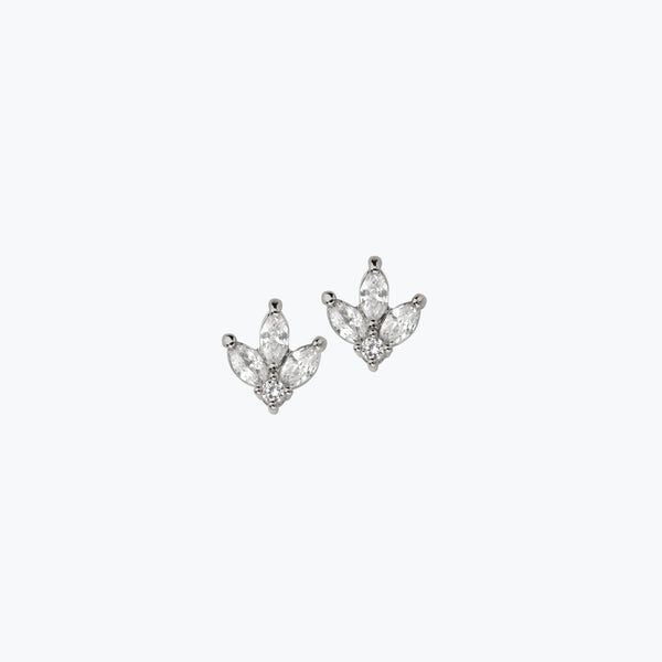 Lotus Earrings | Silver