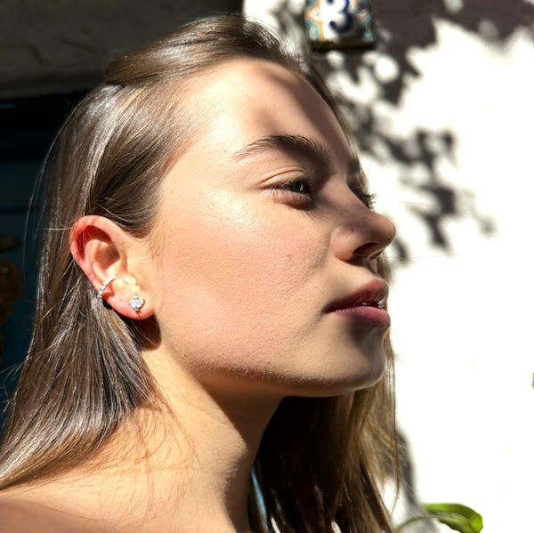 LOTUS EARRINGS | Silver