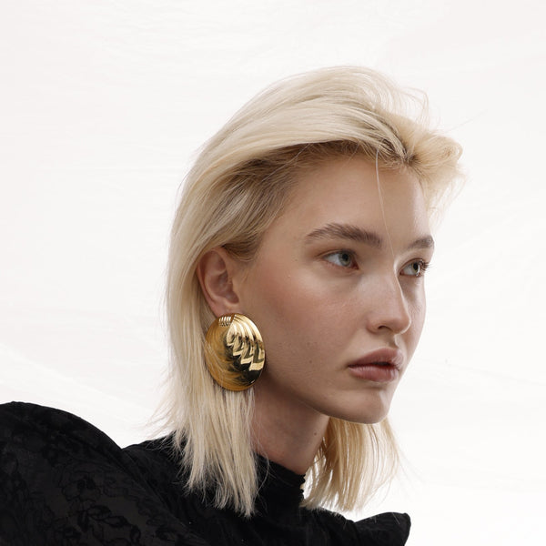 Atenea Earrings | Gold