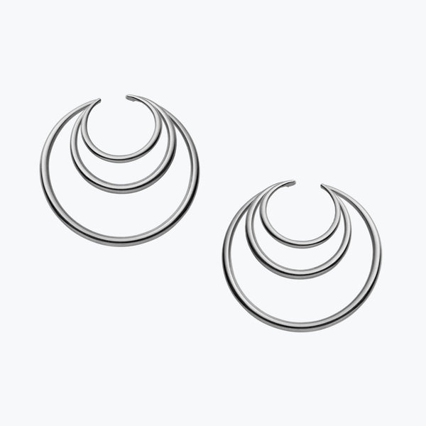 Ola Hoop Earrings | SIlver