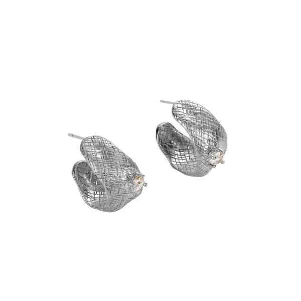 Kai Hoop Earrings | Silver